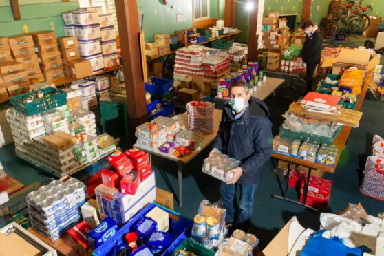 The charity will be left homeless in March. Pictured is the foodbank's programme co-ordinator Jamil Ahmad.