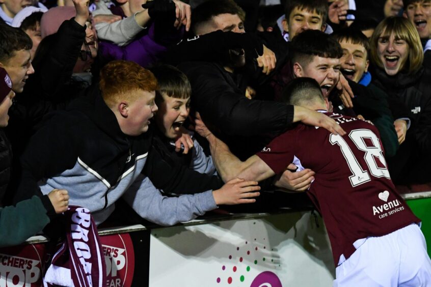 Chris Hamilton has become a fans' favourite at Arbroath.
