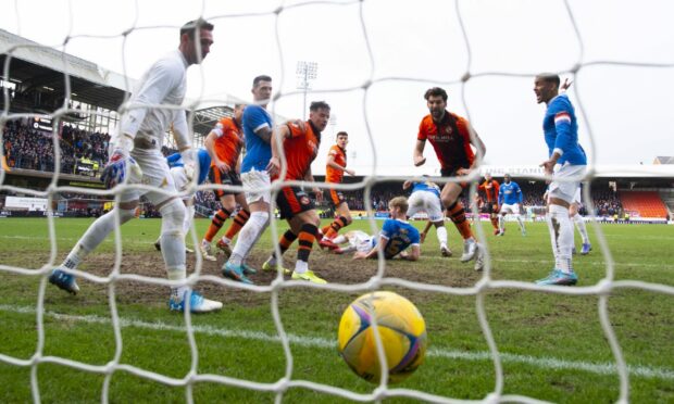 Ross Graham gave Dundee United the lead over Rangers