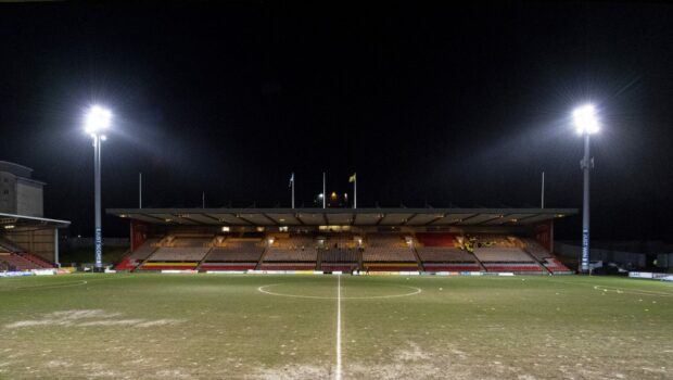 The Firhill surface has been heavily criticised in recent weeks.