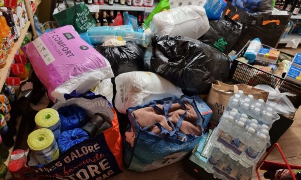 Ukraine donations are pouring in in Fife.