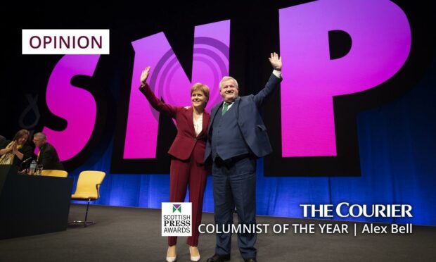 First Minister Nicola Sturgeon and Westminster leader Ian Blackford MP were pressed on pensions in an independent Scotland. Photo: Jane Barlow/PA Wire.