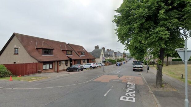 Campbell was pulled over by police on Backmarch Road, Rosyth