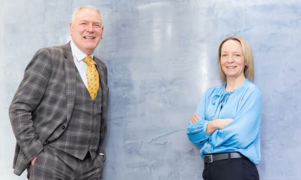 Thorntons chair Colin Graham and managing partner Lesley Larg.