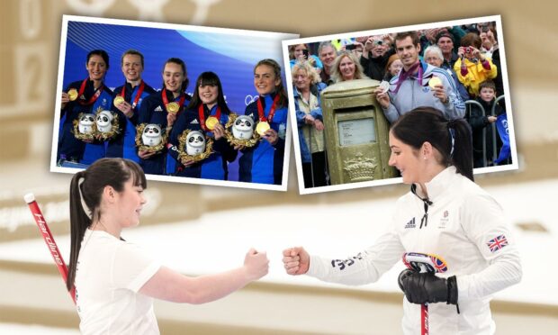 Forfar and Perth hoped Hailey Duff and Eve Muirhead might get gold postboxes in their honour. Pic: Shutterstock/PA.