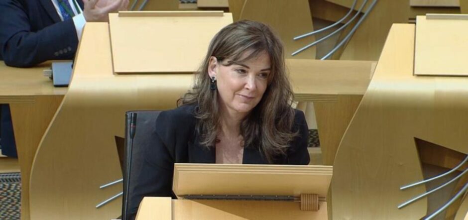 Dorothy Bain KC at the Scottish Parliament