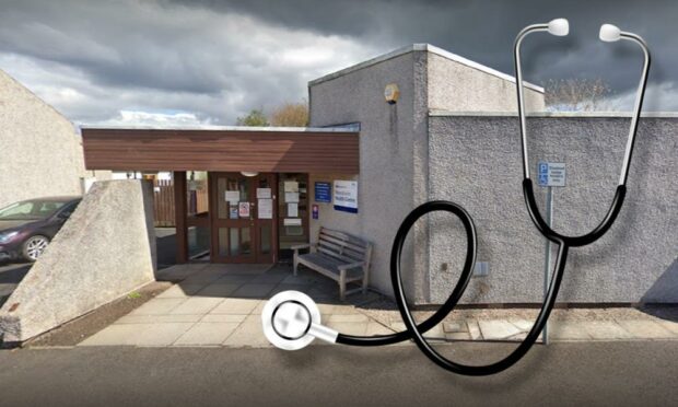 Friockheim Health Centre is set to close. Main image: Google.