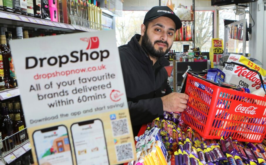 Faisal Naseem at his Party Discount store in Dundee's Strathmore Avenue. Pic: Gareth Jennings/DCT Media.