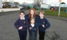 Pupils Blake Cameron, Aria Sweetmore , Anne Marshall and Glen Ross are members of Ferryden Primary School's eco group and have seen how a traffic ban has reduced air pollution.