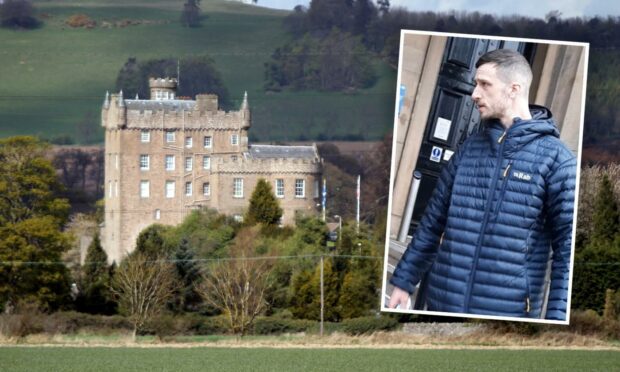 Grant Macbeth was caught with the phone while serving time at HMP Castle Huntly