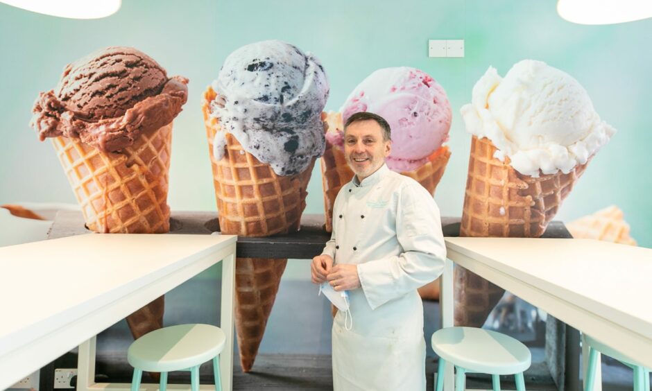 Owen Hazel, owner of Jannettas Gelateria.