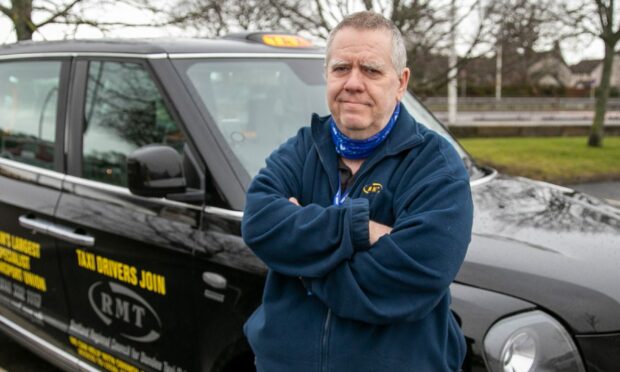 Willie Lees, RMT rep and taxi driver.