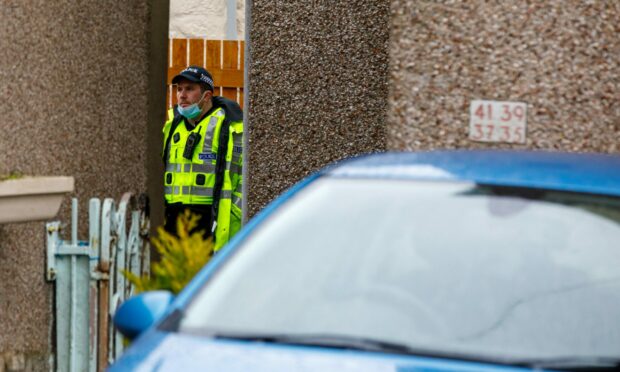 Police in Leslie, Fife