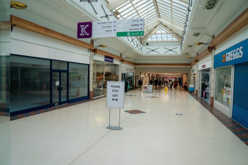 The Kingdom Shopping centre in Glenrothes.