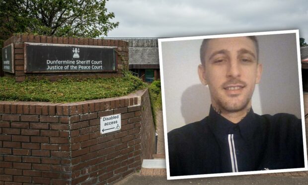 Leon Mitchell appeared at Dunfermline Sheriff Court