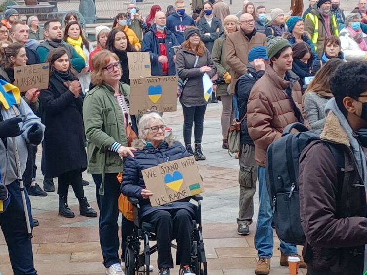 Protest in Dundee