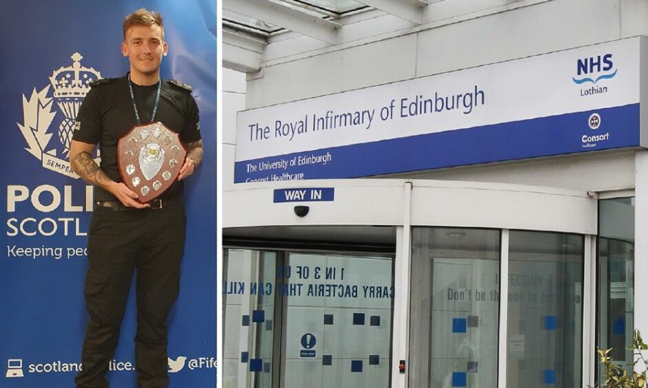 Fife policeman Paul Scougall who returned to work just months after a heart transplant.