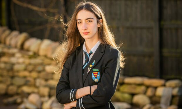 Crieff High pupil Anna De Garis