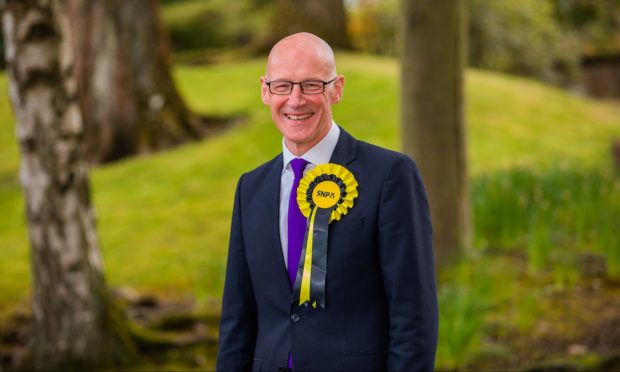 John Swinney could potentially be the next first minister. Image: Steve MacDougall/DC Thomson.