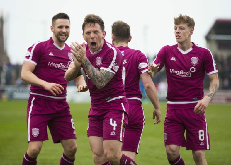 Ricky Little has been a mainstay of the Arbroath team in recent years.