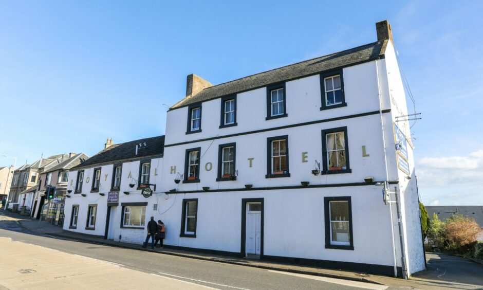 The Royal Hotel, Dysart, as it used to look