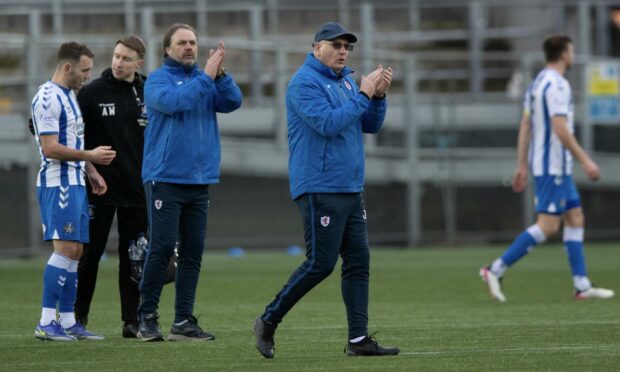 McGlynn salutes the travelling fans