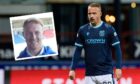 Stevie Grieve (inset) has denied St Johnstone are interested in signing ex-Dundee striker Leigh Griffiths