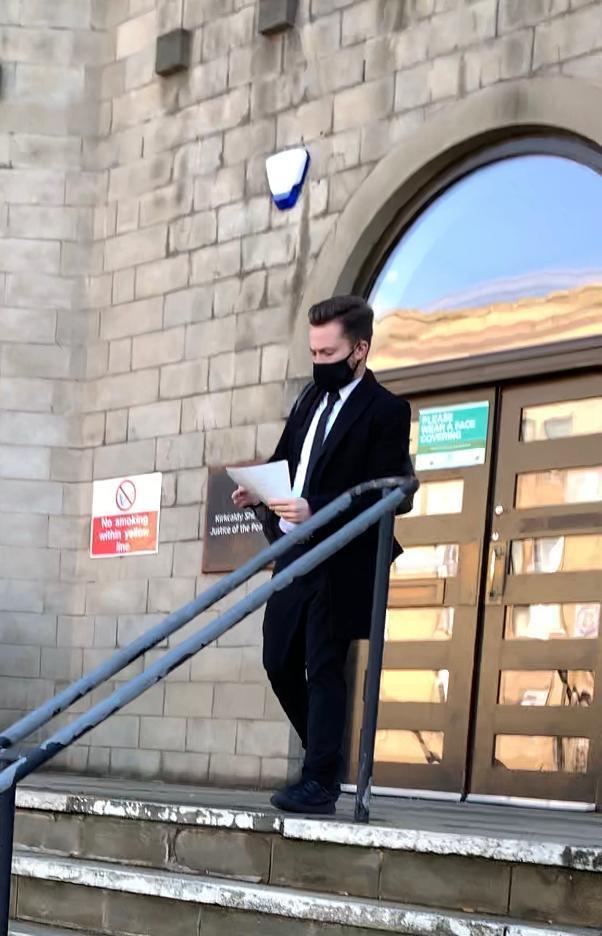 Lewis Knott appeared at Kirkcaldy Sheriff Court.