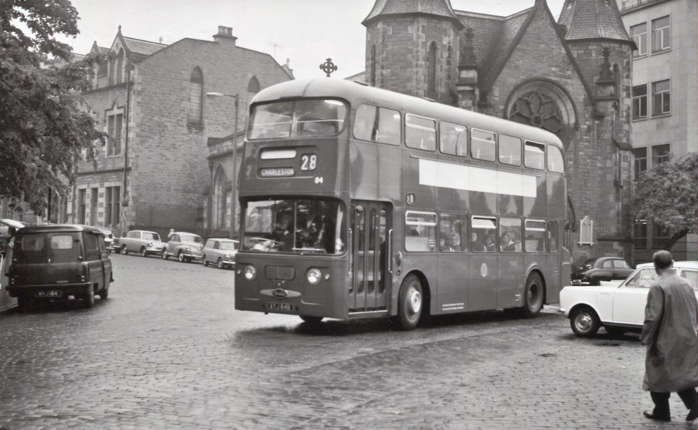 this bus was revolutionary for its time - like hte dundee electric buses of today!