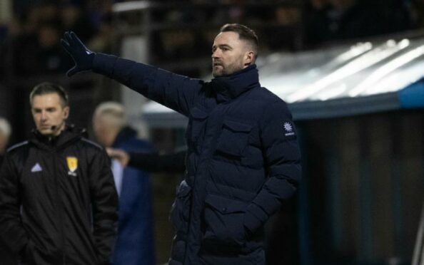 James McPake during his time as manager of Dundee.