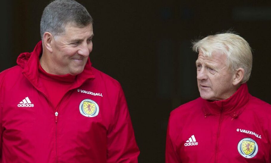 Reunited - Mark McGhee and Gordon Strachan.