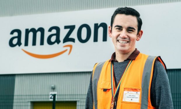 Amazon Dunfermline worker John Aitken is urging others to take up apprenticeships.