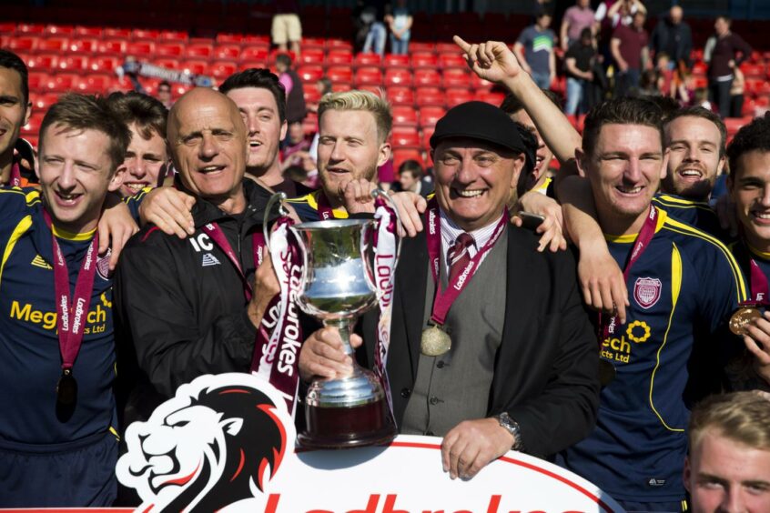 Arbroath won League Two the season after Dick and Ian Campbell took charge.