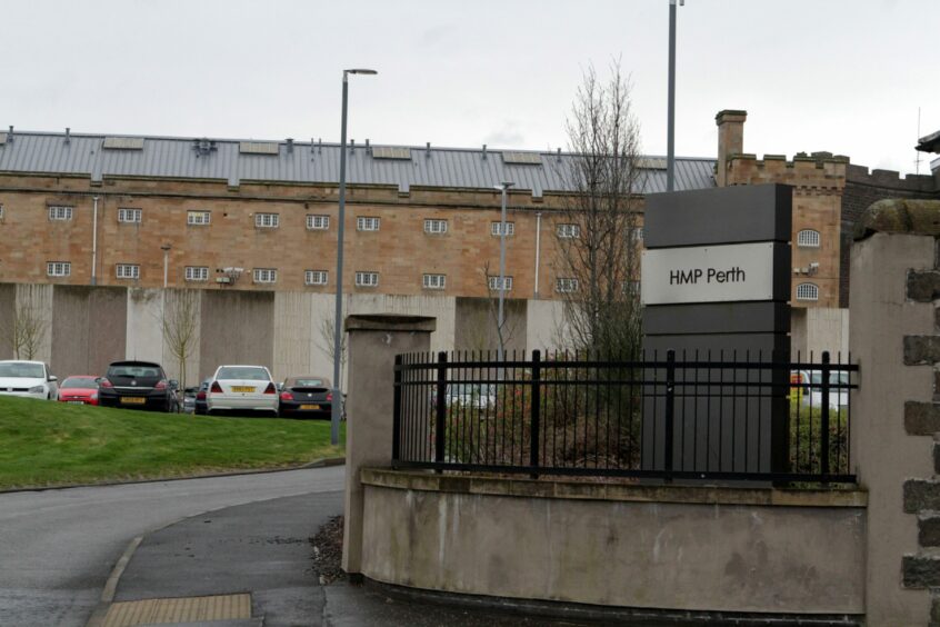 Perth Prison entrance.