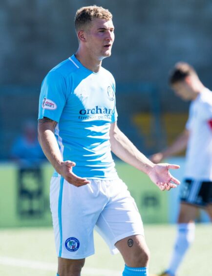 Andy Munro pictured during his first spell at Forfar in 2018