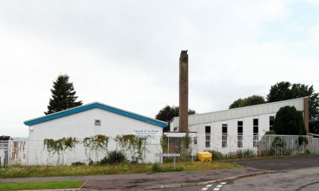 Body was discovered near Whitfield Parish Church in Dundee