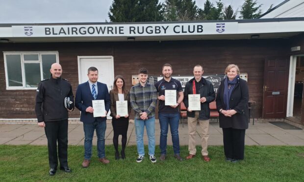 blairgowrie police rugby heart