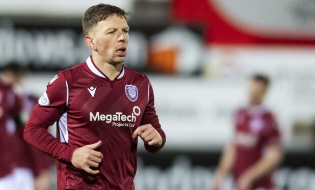 Arbroath will have to wait to find out the severity of Little's injury.