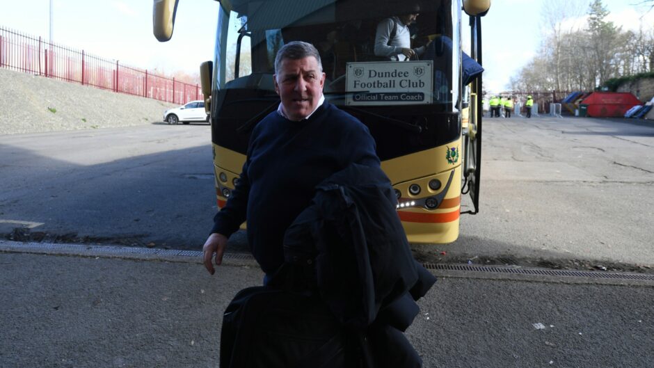 Mark McGhee, arriving at Fir Park ahead of Saturday's game.