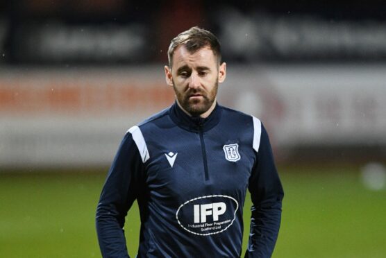 Niall McGinn returned to the Dundee starting XI after injury