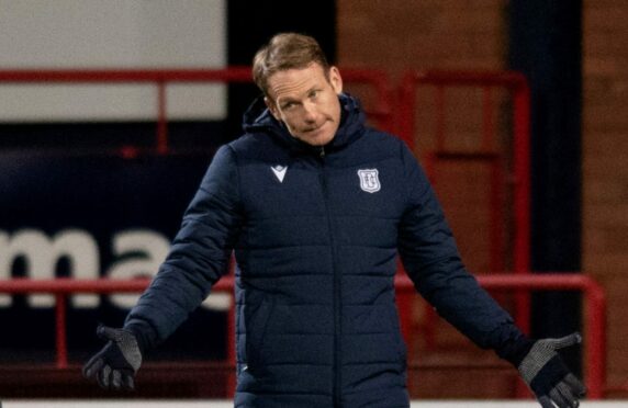 Dundee assistant manager Simon Rusk