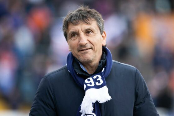 Former Dundee manager Ivano Bonetti at Dens Park in March.