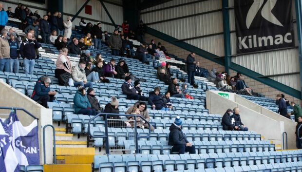 There were ample empty seats at Dens as Dundee exited the Scottish Cup against Rangers last season.
