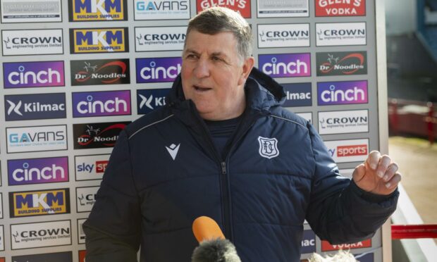 Dundee manager Mark McGhee.