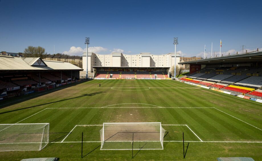 The Firhill surface last weekend.