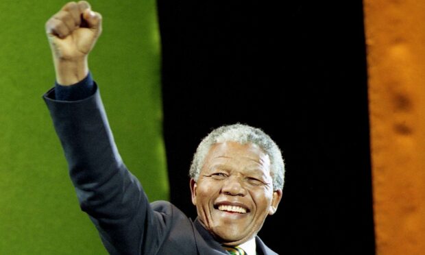 Nelson Mandela in 1990