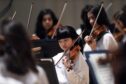 girl playing violin at music events Scotland