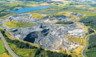 Aerial view of St Ninians mine/Fife Earth Project.