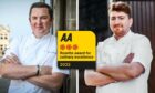 Local chefs Dean Banks and Mark Donald have been awarded 3 AA Rosettes for their restaurants Dean Banks at The Pompadour and The Glenturret Lalique.
