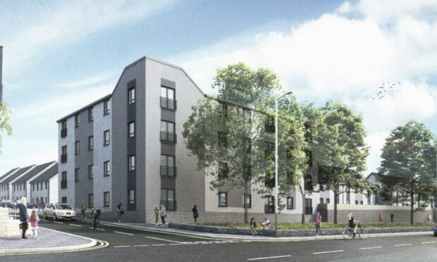 New design images show how the Ballindean Road housing project could look.